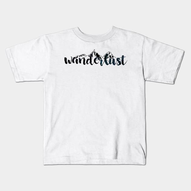 Wanderlust Kids T-Shirt by lolosenese